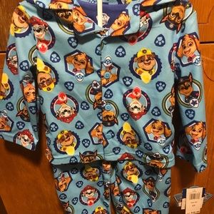Nickelodeon paw patrol unisex pajamas coat set size 2t